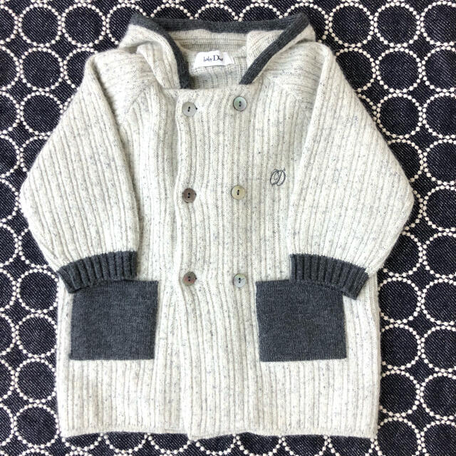 超大特価 baby Dior ニット　アウター　コート　セーター　80 babyDior - ジャケット/コート