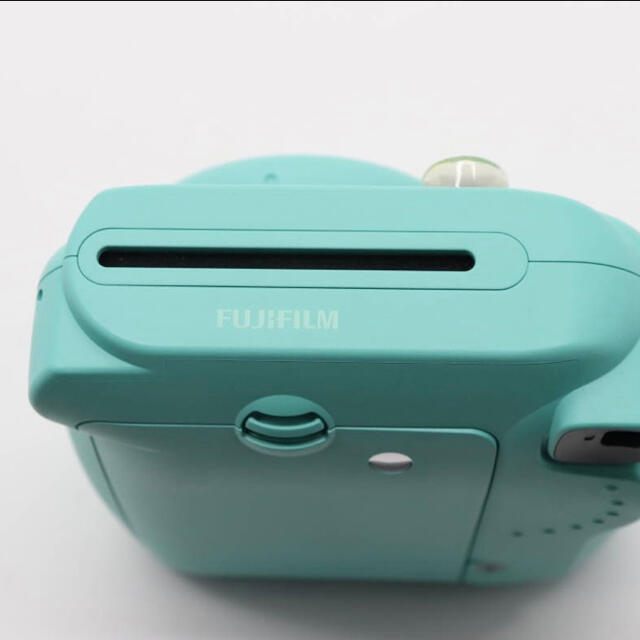 富士フイルム(フジフイルム)のFUJIFILM  instax mini 8+ チェキ ミントグリーン 完動品 スマホ/家電/カメラのカメラ(フィルムカメラ)の商品写真