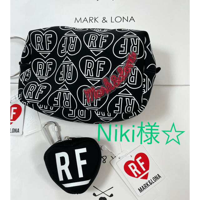 期間限定お値 MARK&LONA カートバッグ ボールポーチ 完売品 マーク&ロナの - 新品 MARK&LONA 新作正規店