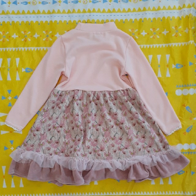 Souris(スーリー)のスーリー　ワンピース　ピンク　120 キッズ/ベビー/マタニティのキッズ服女の子用(90cm~)(ワンピース)の商品写真