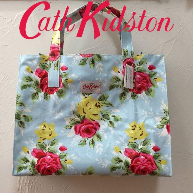 Cath Kidston(キャスキッドソン)の新品 キャスキッドソン キャリーオール ローズブルー レディースのバッグ(ハンドバッグ)の商品写真