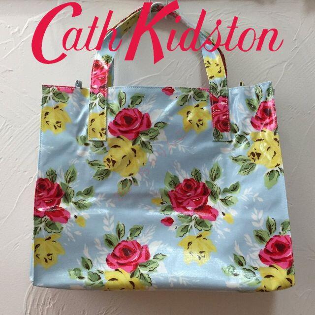 Cath Kidston(キャスキッドソン)の新品 キャスキッドソン キャリーオール ローズブルー レディースのバッグ(ハンドバッグ)の商品写真