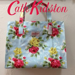 キャスキッドソン(Cath Kidston)の新品 キャスキッドソン キャリーオール ローズブルー(ハンドバッグ)