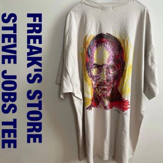 フリークスストア(FREAK'S STORE)のFREAK'S STORE SJ Tシャツ　スティーブ・ジョブズ　ベージュ(Tシャツ/カットソー(半袖/袖なし))