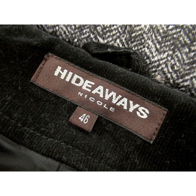 HIDEAWAY(ハイダウェイ)の★ G② 美品 ハイダウェイ ニコル フリース ナポレオン ジャケット グレーM メンズのジャケット/アウター(ブルゾン)の商品写真