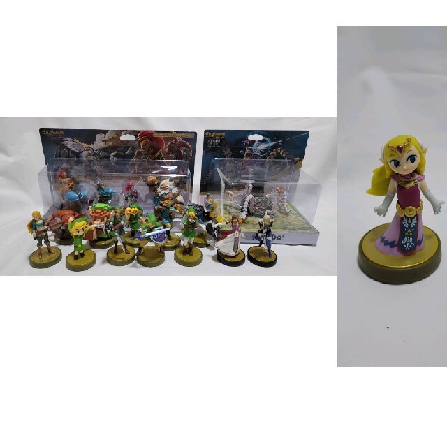 任天堂(ニンテンドウ)のどっぴ様専用　amiibo ゼルダの伝説　まとめ売り エンタメ/ホビーのフィギュア(ゲームキャラクター)の商品写真