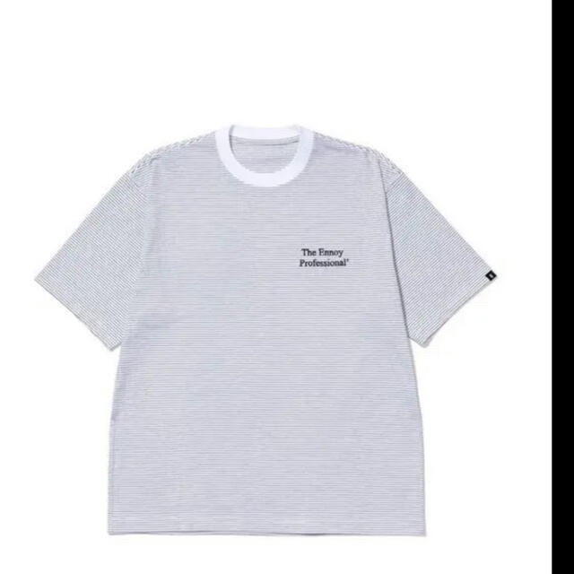 sugarhillENNOY ボーダーTシャツ Pique Border 白　L スタイリスト私物