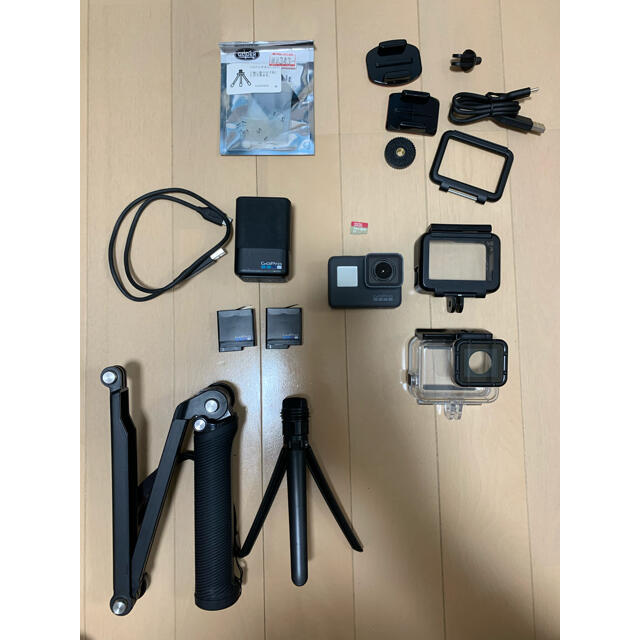 GoPro HERO5 【セット】充電器、予備バッテリー、SDカードあり 時間と