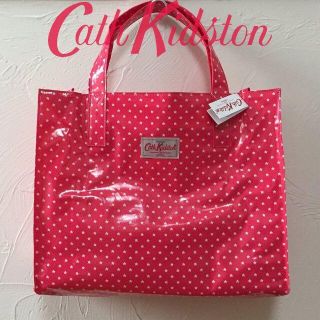 キャスキッドソン(Cath Kidston)の新品 キャスキッドソン キャリーオール タイニースターチェリー(ハンドバッグ)