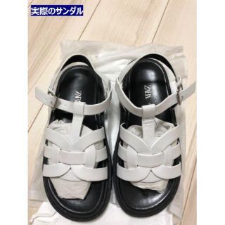 ザラ(ZARA)の【ZARA】大人気完売 レザーサンダル(サンダル)