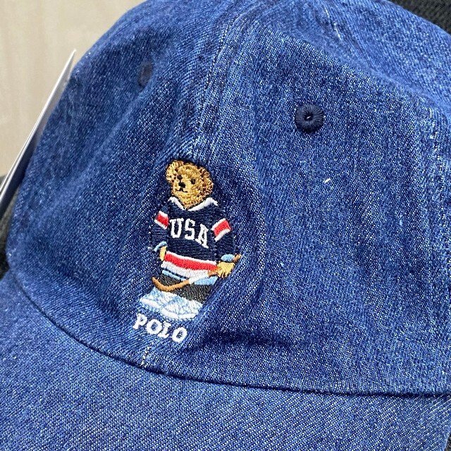 POLO RALPH LAUREN - ポロラルフローレン ポロベアキャップ デニムの