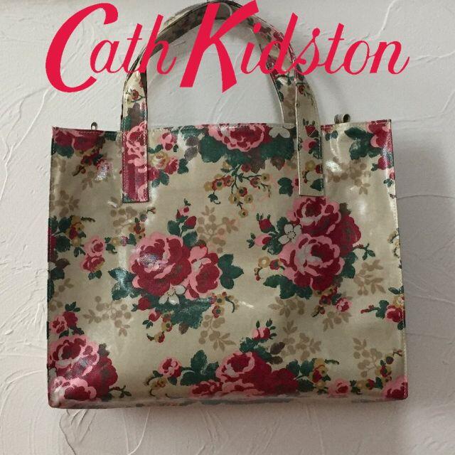 Cath Kidston(キャスキッドソン)の新品 キャスキッドソン キャリーオール カントリーローズサンド レディースのバッグ(ハンドバッグ)の商品写真