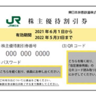 ジェイアール(JR)の【5枚】JR東日本　株主優待割引券（株主優待券）(その他)