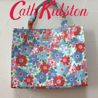 キャスキッドソン(Cath Kidston)の新品 キャスキッドソン キャリーオール レトロフラワーホワイト(ハンドバッグ)