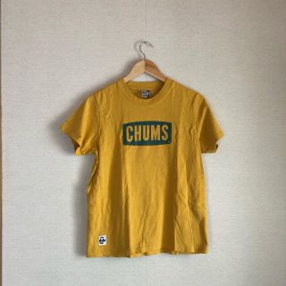 チャムス(CHUMS)の美品　チャムスTシャツ　CHUMS  レディースL  黄土色(Tシャツ(半袖/袖なし))