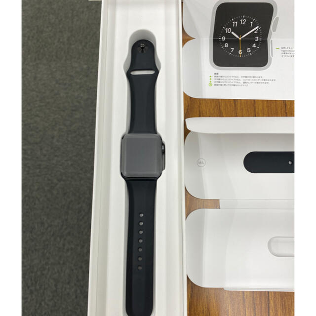 Apple Watch(アップルウォッチ)のApple watch series3 38mm  スマホ/家電/カメラのスマホアクセサリー(その他)の商品写真