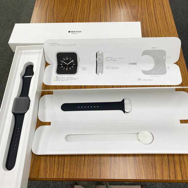 Apple Watch(アップルウォッチ)のApple watch series3 38mm  スマホ/家電/カメラのスマホアクセサリー(その他)の商品写真