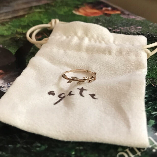 アガット agete ダイヤモンドローレルリング 11号 リング(指輪) アガット agete ダイヤモンドローレルリング 11号 リング(指輪)