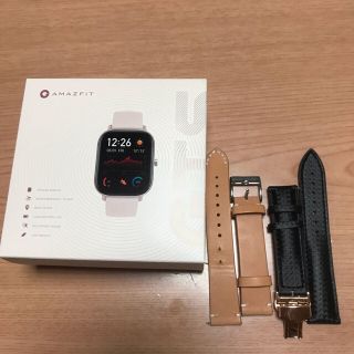 アップルウォッチ(Apple Watch)のAmazfit GTS おまけ付き　ローズゴールド　新品 スマートウォッチ　(その他)