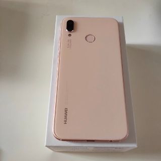 ファーウェイ(HUAWEI)のHUAWEI P20lite 32GBサクラピンク SMフリー(スマートフォン本体)