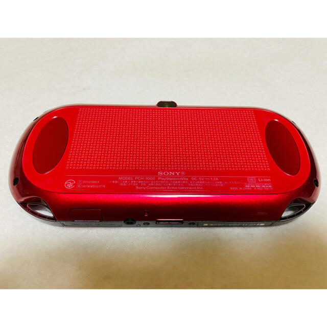 PlayStation Vita(プレイステーションヴィータ)の☆美品☆ PSVita PCH-1000 ZA03 コスミックレッド 動作良好 エンタメ/ホビーのゲームソフト/ゲーム機本体(家庭用ゲーム機本体)の商品写真