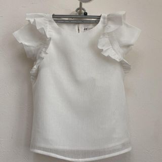 エイチアンドエイチ(H&H)のH&M フリル袖シャツ(Tシャツ/カットソー)