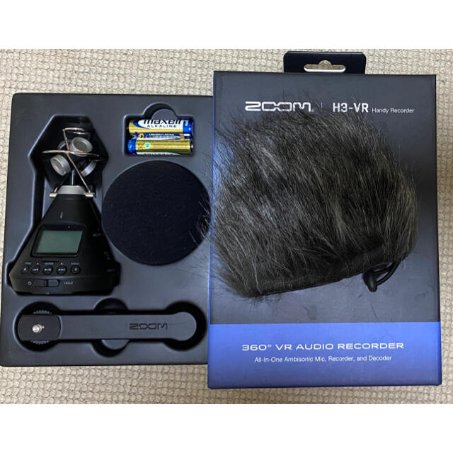 Zoom(ズーム)のZOOM H3-VR ズーム ハンディレコーダー 楽器のレコーディング/PA機器(マイク)の商品写真