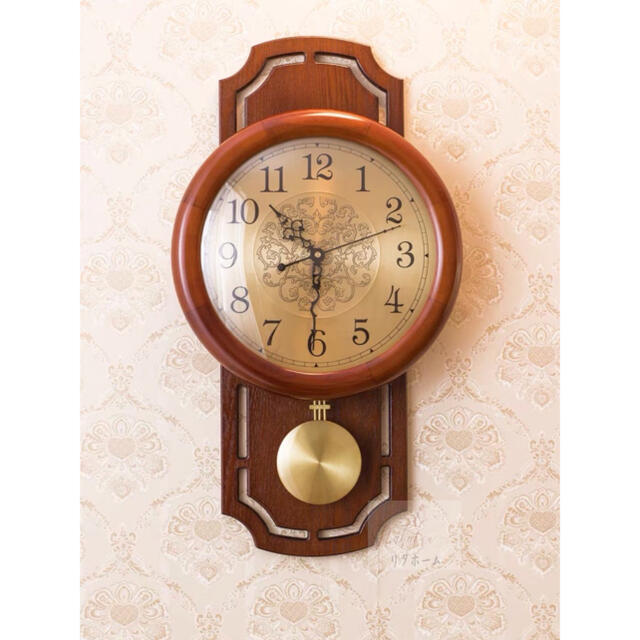 新品未使用素材ヨーロッパ式壁掛け時計　静音 飾り物 壁掛け時計 豪華 時計