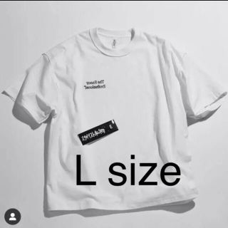 イズネス(is-ness)のイズネス ENNOY スタイリスト私物 裏返し2枚重ねTシャツ (WHITE)(Tシャツ/カットソー(半袖/袖なし))