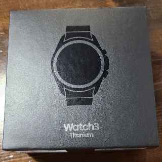 サムスン(SAMSUNG)のGALAXY　WATCH 　3  チタニウム(腕時計(デジタル))