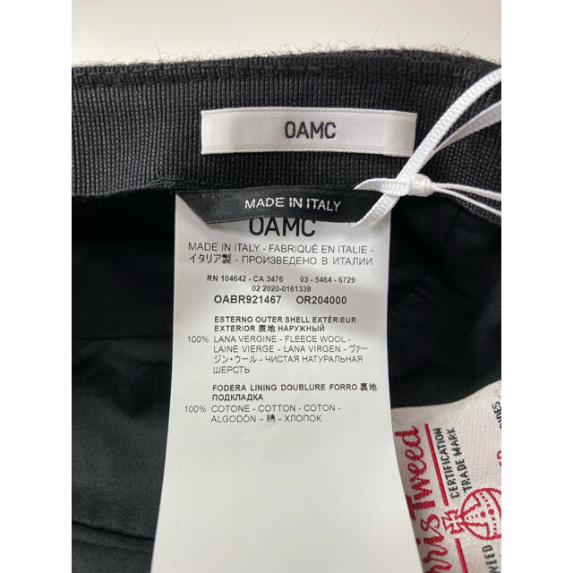 【OAMC】COMBAT CAP BLACK 未使用品