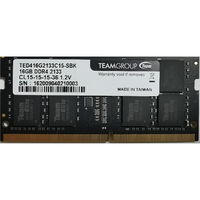 TEAMGROUP DDR4 2133 16G