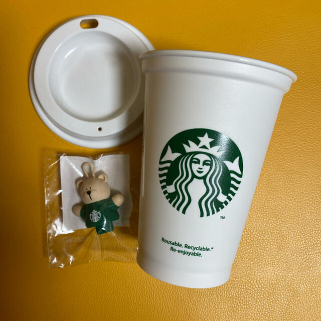 Starbucks リユーザブルカップ＆ベアリスタキャップ