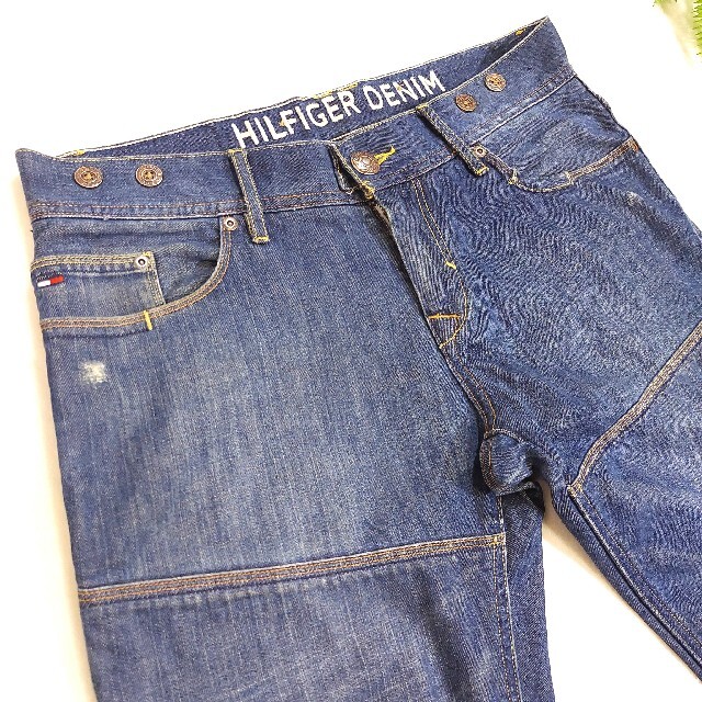 TOMMY HILFIGER(トミーヒルフィガー)のTOMMY HILFIGER ユーズド加工 デニム パンツ 79423 メンズのパンツ(デニム/ジーンズ)の商品写真