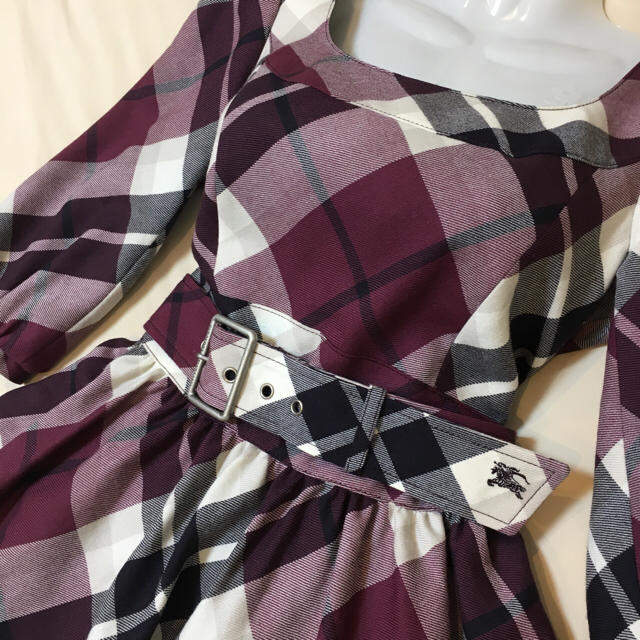 BURBERRY(バーバリー)の西野カナ着♡完売レア♡バーバリー チェックフレアワンピース ブルーレーベル レディースのワンピース(ミニワンピース)の商品写真