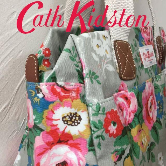 Cath Kidston(キャスキッドソン)の新品 キャスキッドソン ジップアップハンドバッグ ローズバンチストーン レディースのバッグ(ハンドバッグ)の商品写真