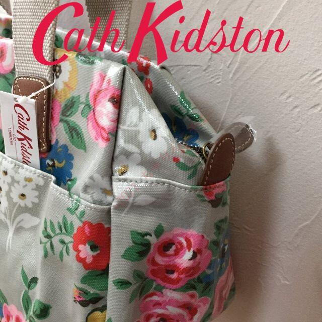 Cath Kidston(キャスキッドソン)の新品 キャスキッドソン ジップアップハンドバッグ ローズバンチストーン レディースのバッグ(ハンドバッグ)の商品写真