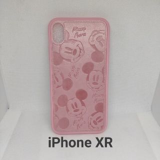 アイフォーン(iPhone)の新品未使用可愛いミッキーiPhone XR用ケース ピンク(iPhoneケース)