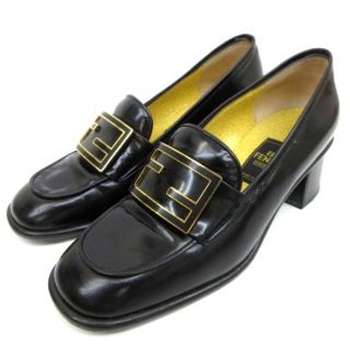 フェンディ FENDI サイズ表記「38 1/2」24.5センチ ローファー-