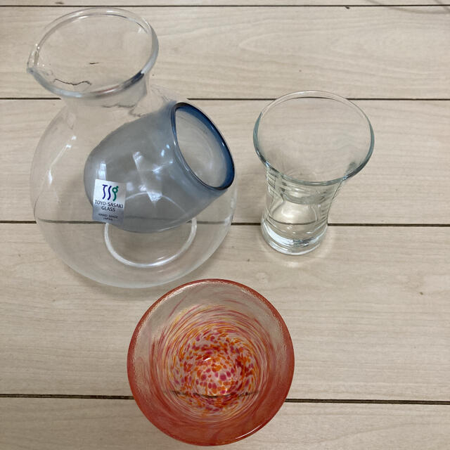 東洋佐々木ガラス(トウヨウササキガラス)の日本酒グラスセット　冷酒セット インテリア/住まい/日用品のキッチン/食器(グラス/カップ)の商品写真