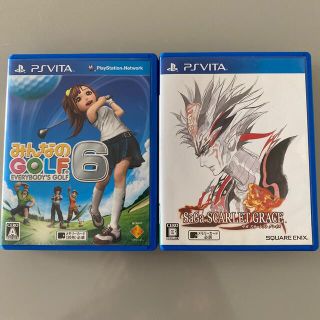 プレイステーションヴィータ(PlayStation Vita)のPSVITAソフト2本セット(家庭用ゲームソフト)