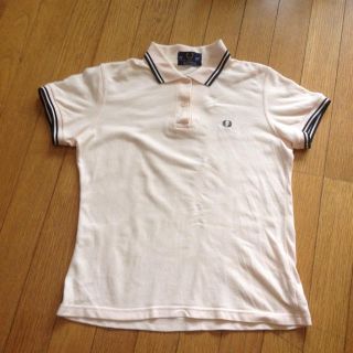 フレッドペリー(FRED PERRY)の淡いピンクのポロシャツ♡(ポロシャツ)