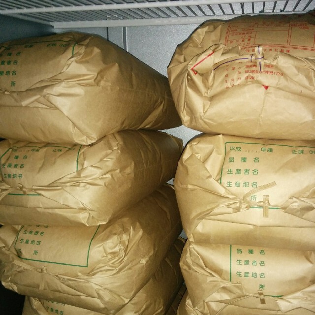 新米令和3年岡山県北産あきたこまち　玄米30kg　米/穀物