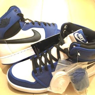 ナイキ(NIKE)のNIKE AIR JORDAN 1 KO ナイキ エアジョーダンストームブルー(スニーカー)