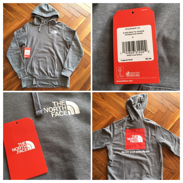 THE NORTH FACE(ザノースフェイス)のノースフェイス パーカー　メンズ　正規店　M バックプリント　ロゴ　トレーナー メンズのトップス(パーカー)の商品写真