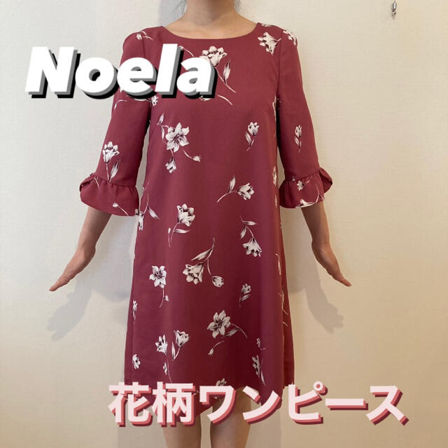 Noela(ノエラ)の【Noela】花柄ワンピース レディースのワンピース(ひざ丈ワンピース)の商品写真