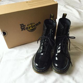 ドクターマーチン(Dr.Martens)の【 Dr.Martens 】エナメルブーツ 1460 W 8ホール (ブーツ)