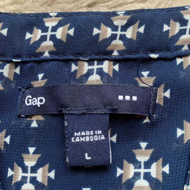 GAP(ギャップ)のGapシフォンブラウス レディースのトップス(シャツ/ブラウス(長袖/七分))の商品写真