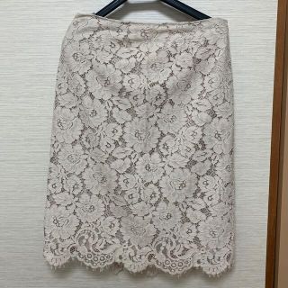 ナチュラルビューティーベーシック(NATURAL BEAUTY BASIC)の【Dianaさま専用】レースタイトスカート(ひざ丈スカート)