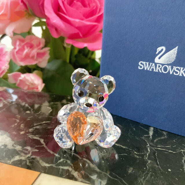 SWAROVSKI(スワロフスキー)の専用ページ　スワロフスキー　くまさん　置物②  クリスベア　限定生産品 インテリア/住まい/日用品のインテリア小物(置物)の商品写真